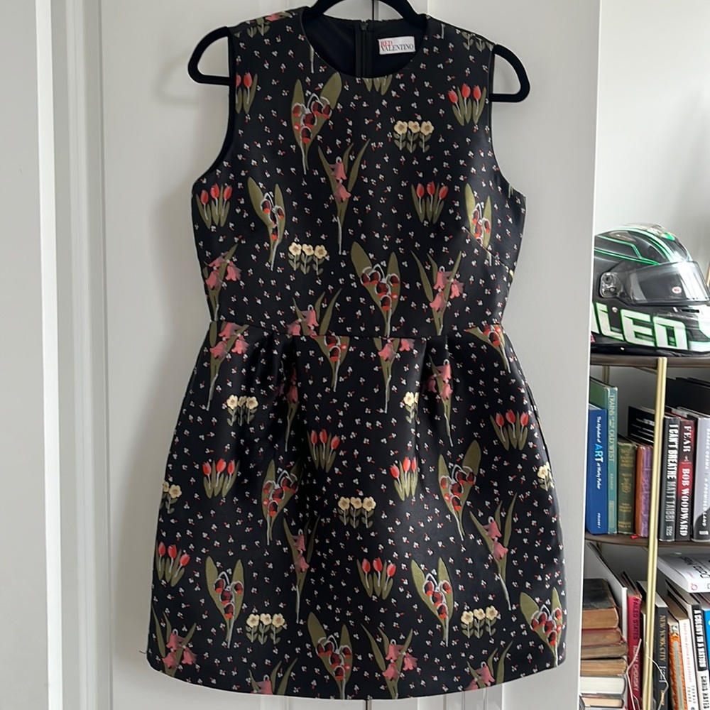 Red Valentino floral dress, 44